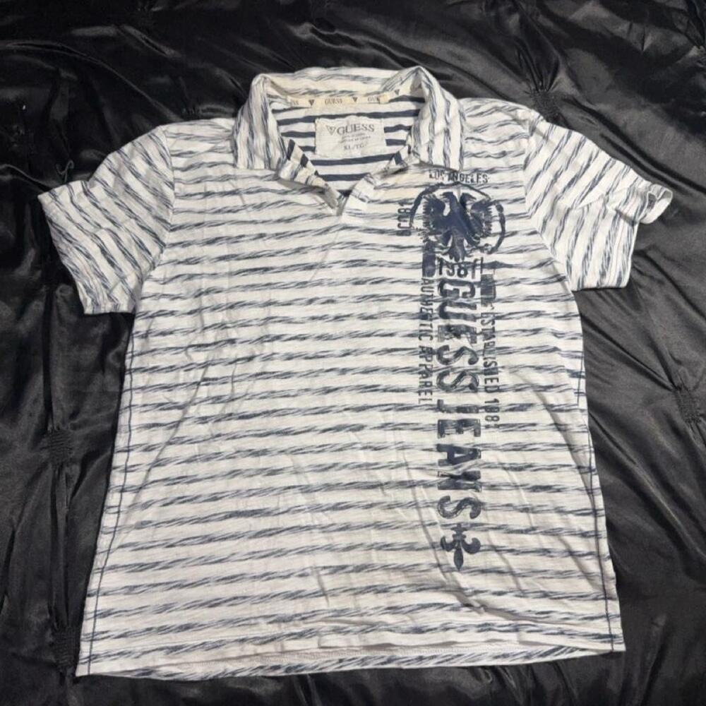 Y2k guess white and blue